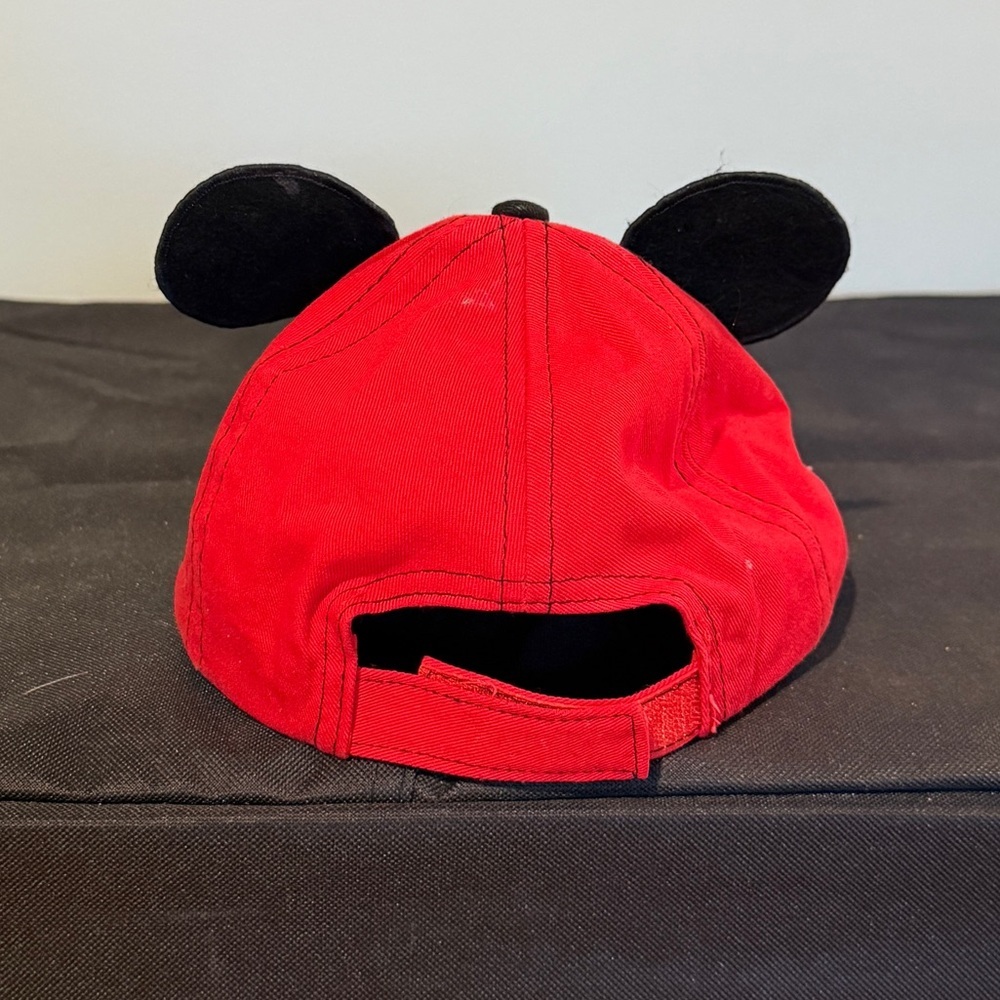 Mickey Mouse Toddler Boys Red and Black Cap - Picture 2 of 3